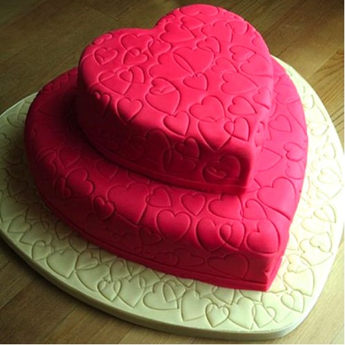 Magic of Love Romantic Fondant Cake Delivery in Faridabad