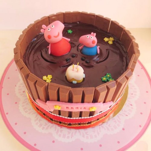 Peppa Pig in Mud Cake Delivery in Faridabad