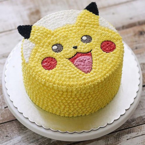 Pikachu Face Cream Cake Delivery in Faridabad