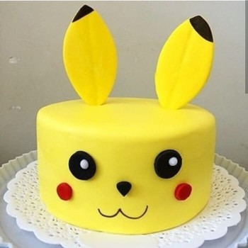Pikachu Fondant Cake Pikachu Fondant Cake