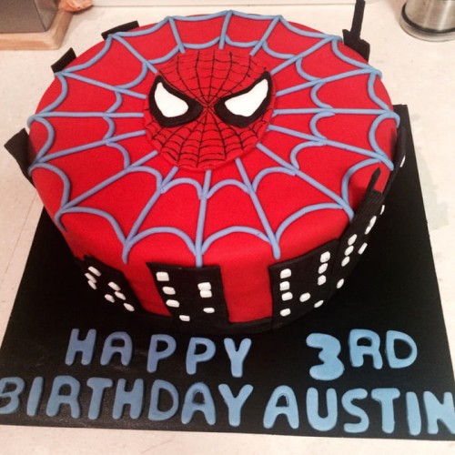Spiderman Customized Cake Delivery in Faridabad