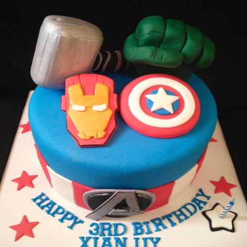Superhero Avengers Designer Cake Delivery in Faridabad