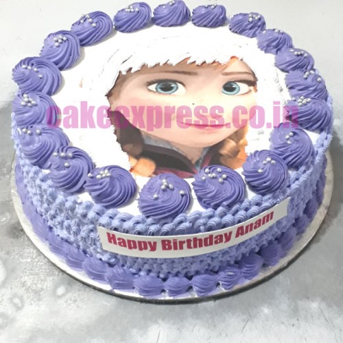 Anna Frozen Photo Cake Delivery in Faridabad