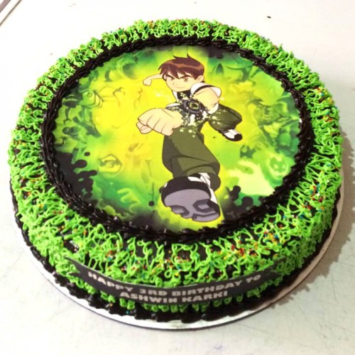 Ben 10 Cartoon Cake Delivery in Faridabad