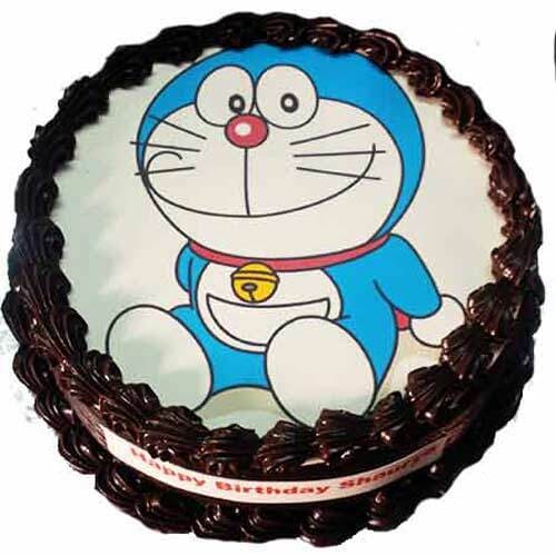 Doraemon Chocolate Photo Cake Delivery in Faridabad