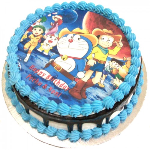 Doraemon & Nobita Photo Cake Delivery in Faridabad