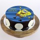 Happy SpongeBob Chocolate Photo Cake Delivery in Faridabad