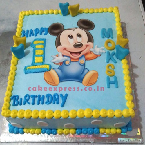 Mickey Mouse Designer Cake Delivery in Faridabad