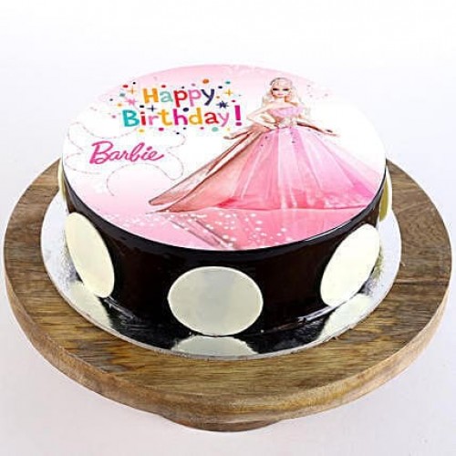 Princess Barbie Chocolate Cake Delivery in Faridabad