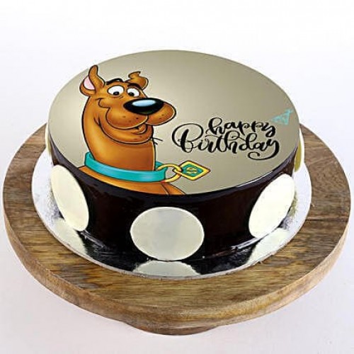 Scooby Doo Chocolate Photo Cake Delivery in Faridabad