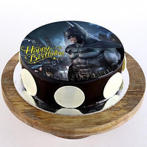 The Batman Chocolate Photo Cake Delivery in Faridabad