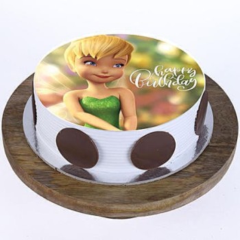 Tinkerbell Pineapple Photo Cake