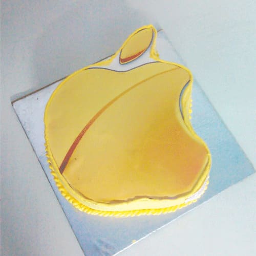 Apple Logo Shape cake Delivery in Faridabad
