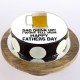 Dad Loves Beer Chocolate Photo Cake Delivery in Faridabad