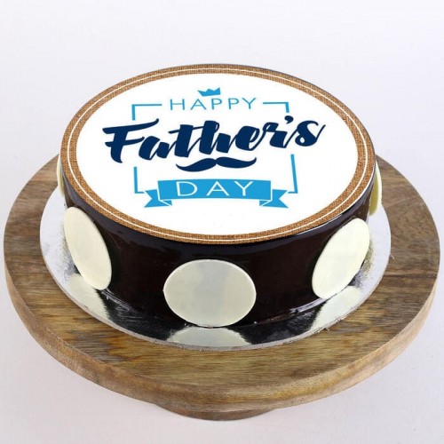 Father's Day Chocolate Photo Cake Delivery in Faridabad