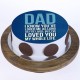 Loving Dad Pineapple Photo Cake Delivery in Faridabad