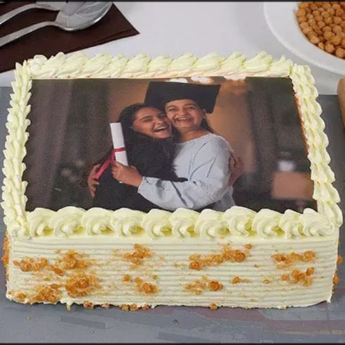Butter Scotch Personalized Photo Cake Delivery in Faridabad