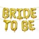 Bride To Be Golden Foil Balloon Delivery in Faridabad