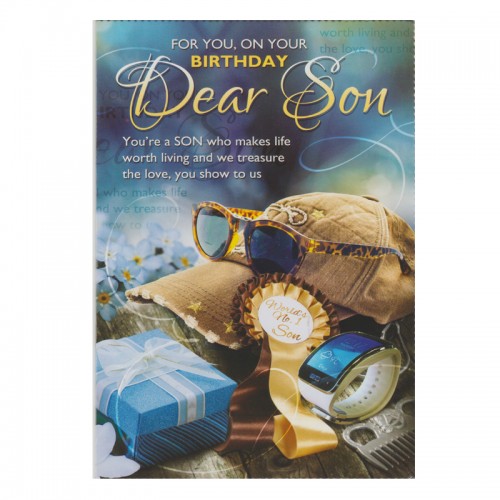 Son Birthday Card Small Delivery in Faridabad