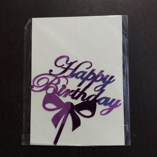 Happy Birthday Purple Tag Delivery in Faridabad