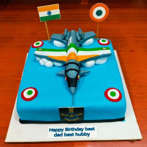 Indian Air Force Fighter Jet Theme Cake in Faridabad