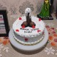 Fling Befor Ring Naughty CCake Delivery in Faridabad