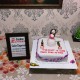 From Miss To Mrs Bridal Cake Delivery in Faridabad