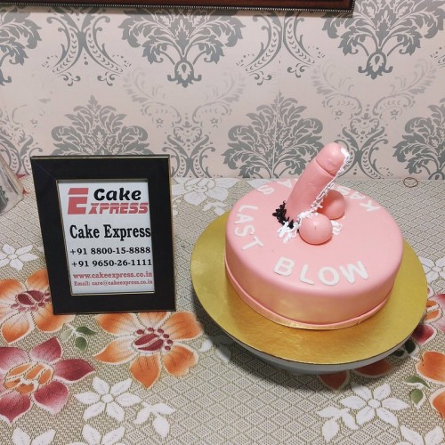 Funny Dick Theme Fondant Cake in Faridabad