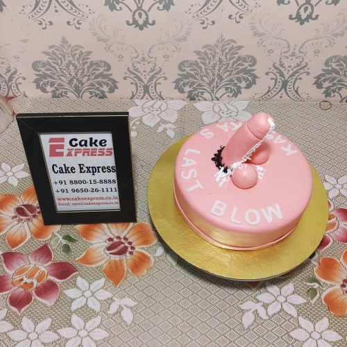 Funny Dick Theme Fondant Cake in Faridabad