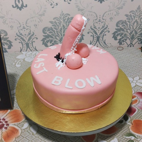 Funny Dick Theme Fondant Cake in Faridabad
