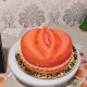 Vagina Theme Fondant Cake Delivery in Faridabad