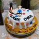 Game Over Bachelorette Theme Cake in Faridabad