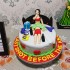 Naughty Bachelorette Fondant Cake