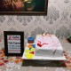Couple in Bed Anniversary Cake Delivery in Faridabad