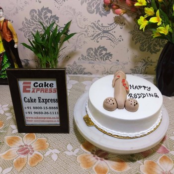 Dick Theme Semi Fondant Cake