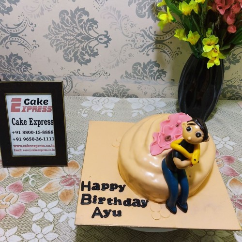 Naughty Guy With Vagina Fondant Cake in Faridabad