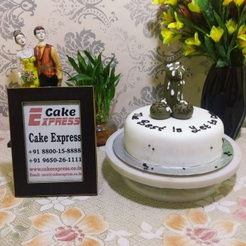 Standing Dick Fondant Cake