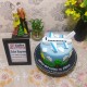 Airplane Theme Fondant Cake Delivery in Faridabad