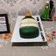Champagne Bottle Fondant Cake in Faridabad