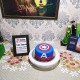 Captain America Fondant Cake Delivery in Faridabad