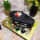 Coffin Shaped Fondant Cake in Faridabad