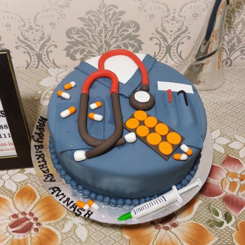 Doctor Theme Cake Delivery in Faridabad