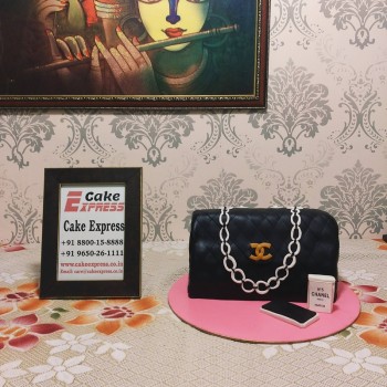 Classy Chanel Theme Fondant Cake