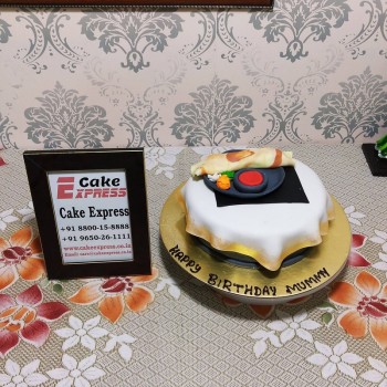 Masala Dosa Fondant Cake