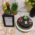 Fitness Freak Girl Fondant Cake