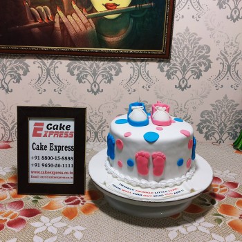 Baby Feet Baby Shower Cake
