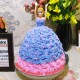 Barbie in Purple Floral Roses Cake Delivery in Faridabad