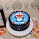 Doraemon Round Chocolate Photo Cake in Faridabad