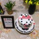 Baby Panda Fondant Cake Delivery in Faridabad