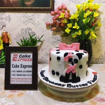 Baby Panda Fondant Cake